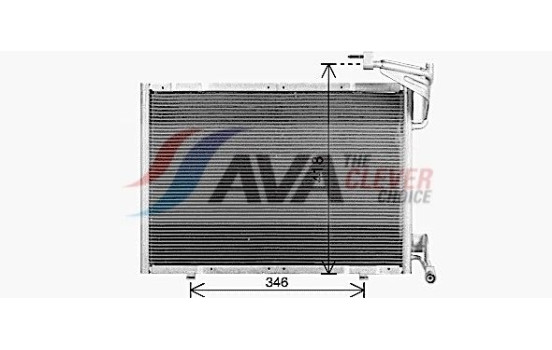 Condensateur, climatisation FD5695 Ava Quality Cooling