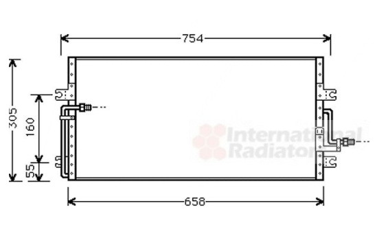 CONDENSATEUR INTÉGRÉ 86-89 25005087 International Radiators, Image 2