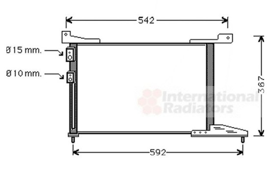 CONDENSATEUR nsor Rover 820/825 91- 02005114 International Radiators, Image 2