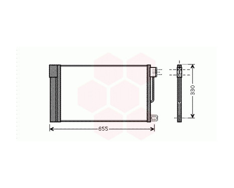 CONDENSEUR AVEC SÉCHEUR 17005314 International Radiators, Image 3