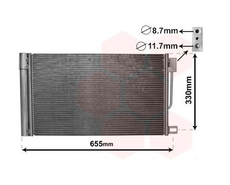 CONDENSEUR AVEC SÉCHEUR 17005314 International Radiators, Image 2