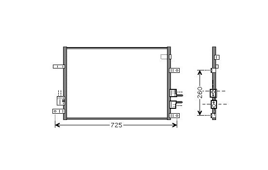 Condenseur, climatisation 01005097 International Radiators