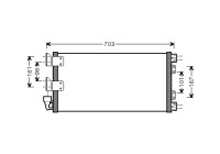 Condenseur, climatisation 02005178 International Radiators