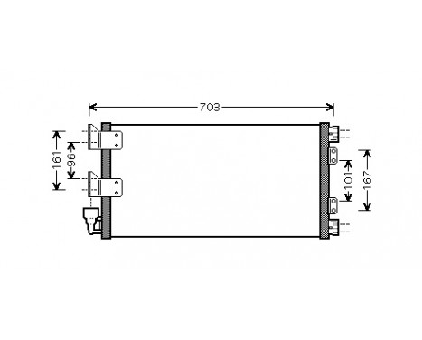 Condenseur, climatisation 02005178 International Radiators