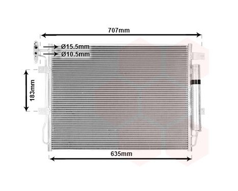 Condenseur, climatisation 02015703 International Radiators