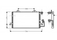 Condenseur, climatisation 03005121 International Radiators