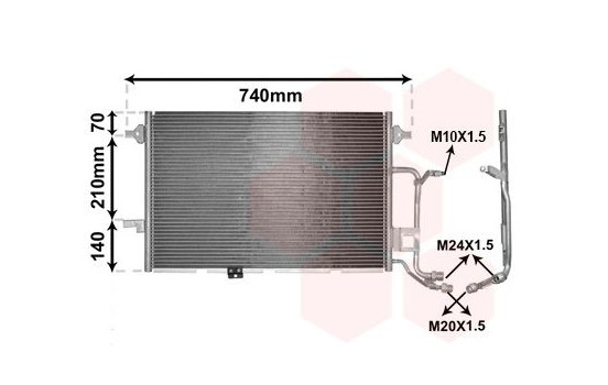 Condenseur, climatisation 03005137 International Radiators
