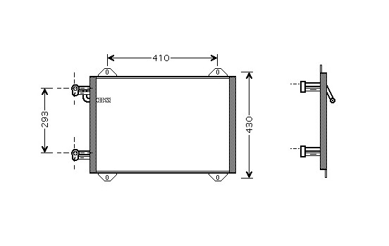 Condenseur, climatisation 03005193 International Radiators, Image 2