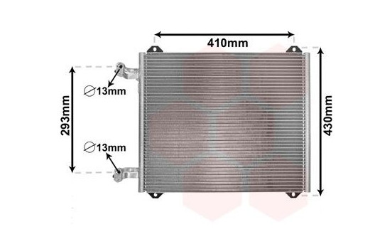 Condenseur, climatisation 03005193 International Radiators