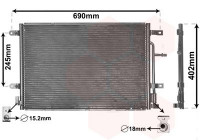 Condenseur, climatisation 03005238 International Radiators