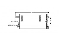 Condenseur, climatisation 03005297 International Radiators