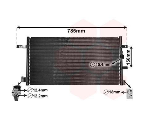 Condenseur, climatisation 03005360 International Radiators