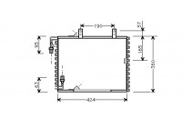 Condenseur, climatisation 06005147 International Radiators