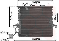 Condenseur, climatisation 06005180 International Radiators