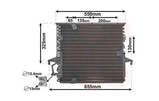 Condenseur, climatisation 06005180 International Radiators
