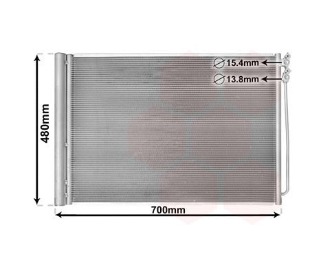 Condenseur, climatisation 06005370 International Radiators, Image 2