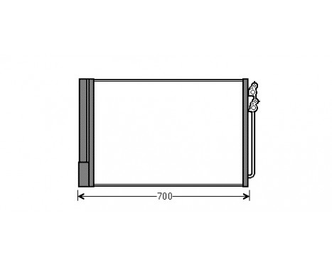 Condenseur, climatisation 06005370 International Radiators