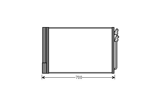 Condenseur, climatisation 06005370 International Radiators