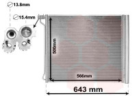 Condenseur, climatisation 06005474 International Radiators