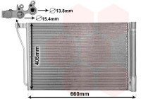 Condenseur, climatisation 06005490 International Radiators