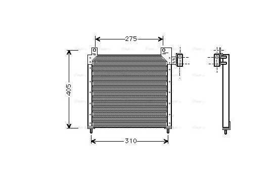 Condenseur, climatisation 07005016 International Radiators, Image 2