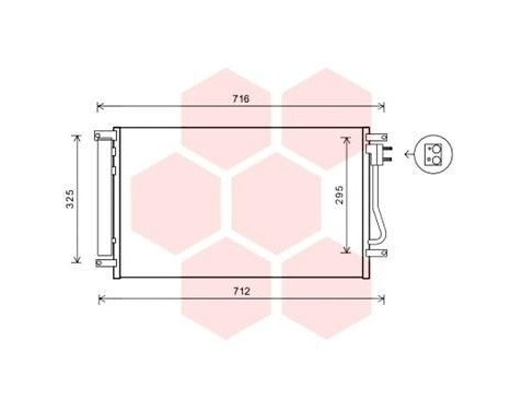 Condenseur, climatisation 08005038 International Radiators