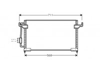 Condenseur, climatisation 09005085 International Radiators