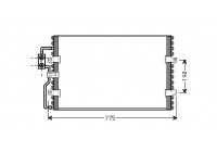 Condenseur, climatisation 09005093 International Radiators