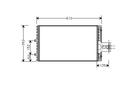 Condenseur, climatisation 09005099 International Radiators