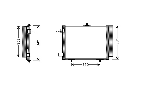 Condenseur, climatisation 09005205 International Radiators