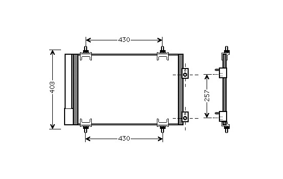 Condenseur, climatisation 09005231 International Radiators, Image 3
