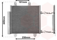 Condenseur, climatisation 09015701 International Radiators