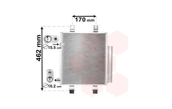 Condenseur, climatisation 11005072 International Radiators, Image 2
