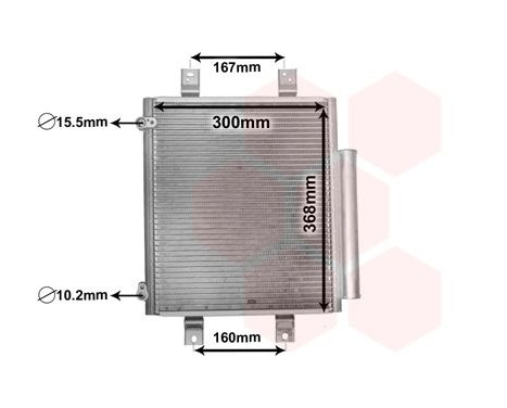 Condenseur, climatisation 11005075 International Radiators