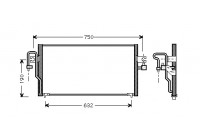 Condenseur, climatisation 13005164 International Radiators