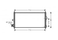 Condenseur, climatisation 13005205 International Radiators