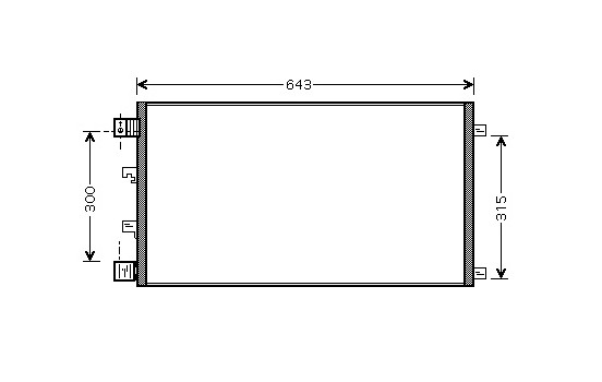 Condenseur, climatisation 13005283 International Radiators