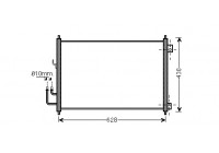 Condenseur, climatisation 13005328 International Radiators