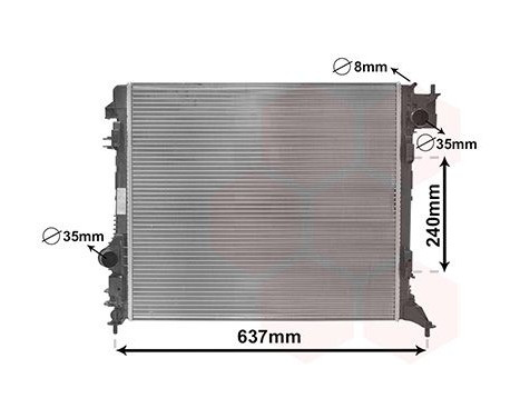 Condenseur, climatisation 13015703 International Radiators