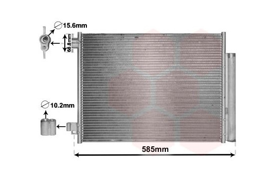 Condenseur, climatisation 15005011 International Radiators