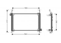 Condenseur, climatisation 17005127 International Radiators