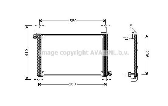 Condenseur, climatisation 17005127 International Radiators, Image 2