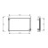 Condenseur, climatisation 17005173 International Radiators