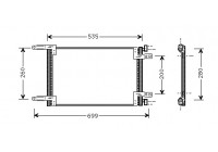 Condenseur, climatisation 17005248 International Radiators