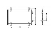 Condenseur, climatisation 17005302 International Radiators