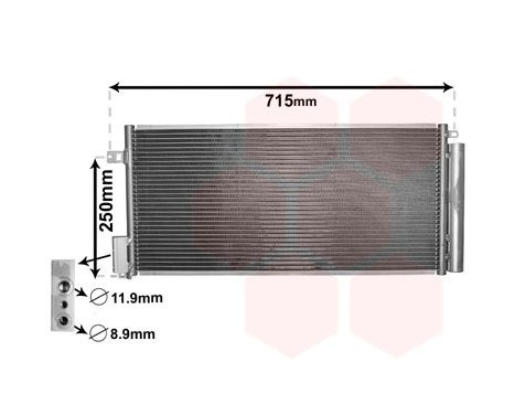 Condenseur, climatisation 17005310 International Radiators