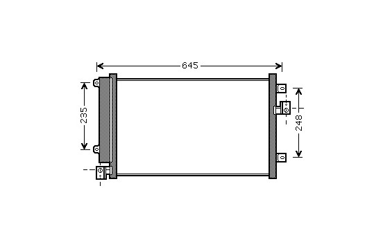 Condenseur, climatisation 17005328 International Radiators