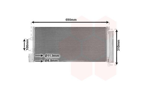 Condenseur, climatisation 17005356 International Radiators, Image 2