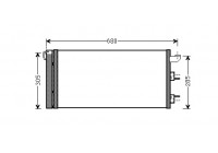 Condenseur, climatisation 17005406 International Radiators