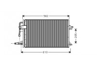 Condenseur, climatisation 18005323 International Radiators